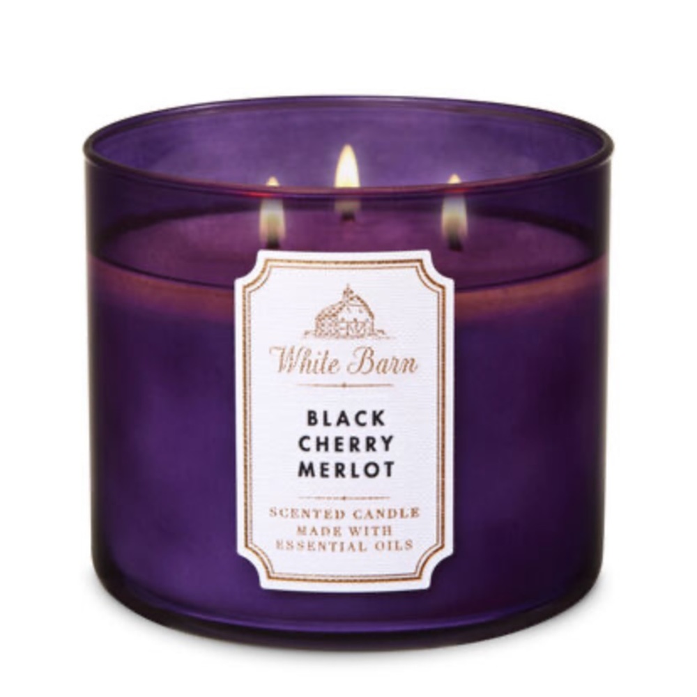 Bath & Body Works Black Cherry 3-Wick Candle
